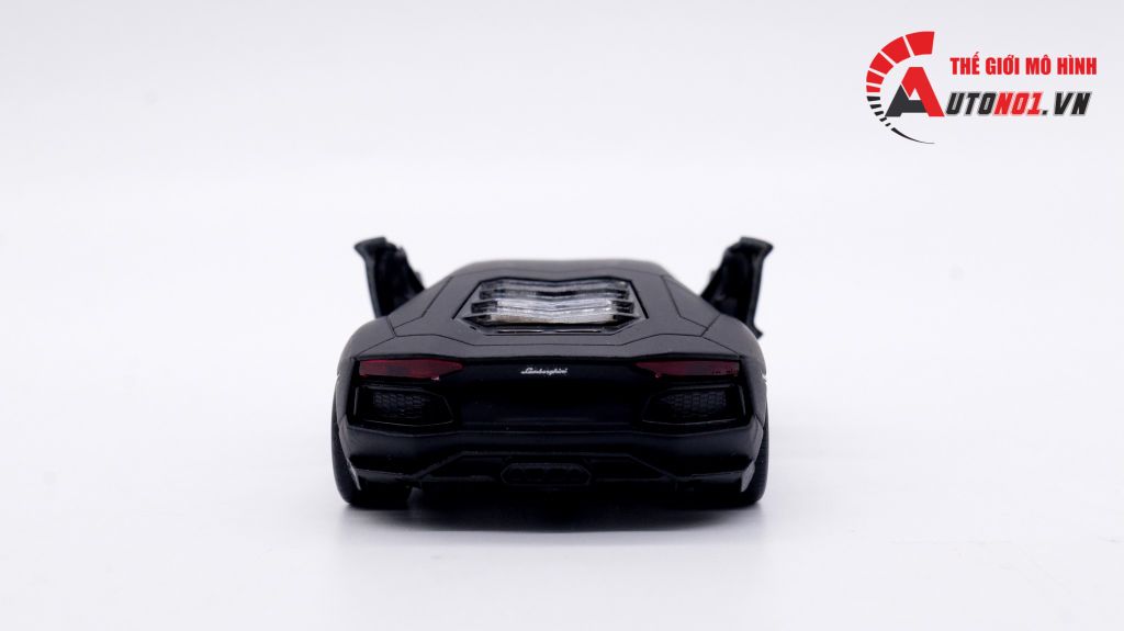 MÔ HÌNH LAMBORGHINI AVENTADOR 700-4 BLACK 1:36 WELLY 4740