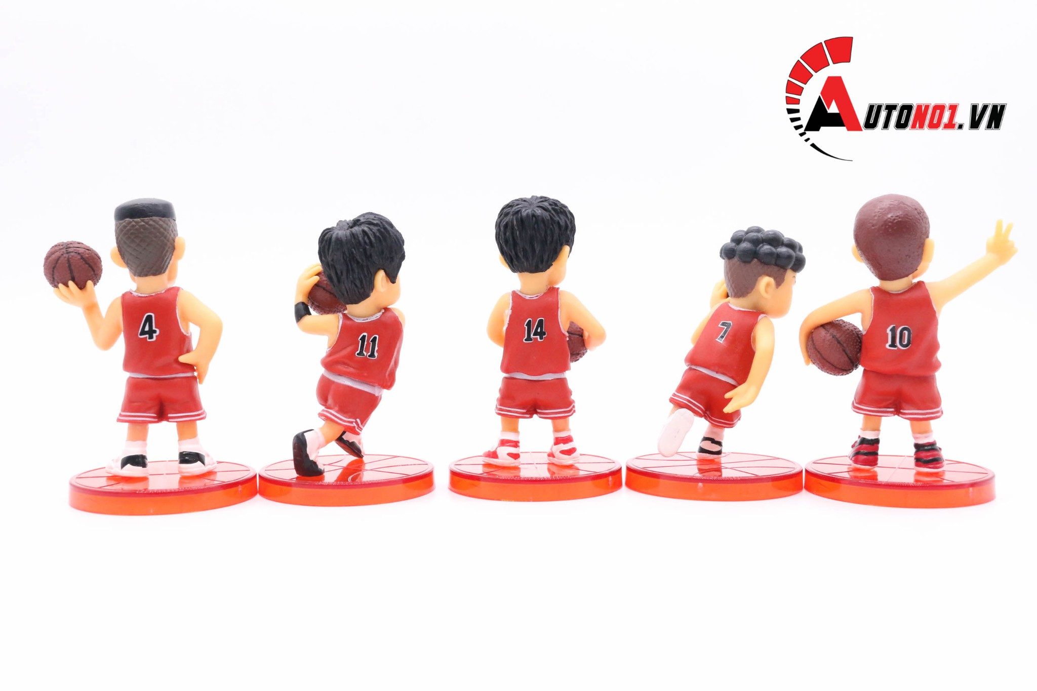 MÔ HÌNH NHÂN VẬT SLAM DUNKS SET 5 CON 7.5CM KHÔNG HỘP 6041