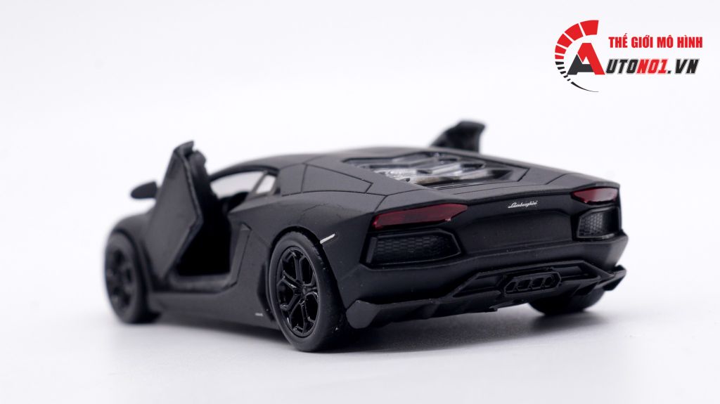 MÔ HÌNH LAMBORGHINI AVENTADOR 700-4 BLACK 1:36 WELLY 4740