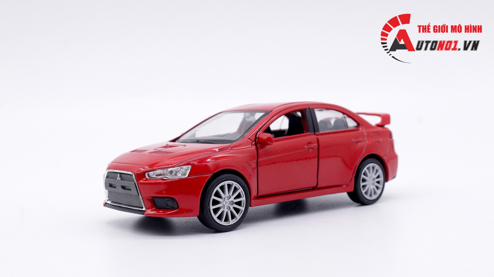 MÔ HÌNH MISUBISHI LANCER EVOLUTION RED 1:36 WELLY 4438