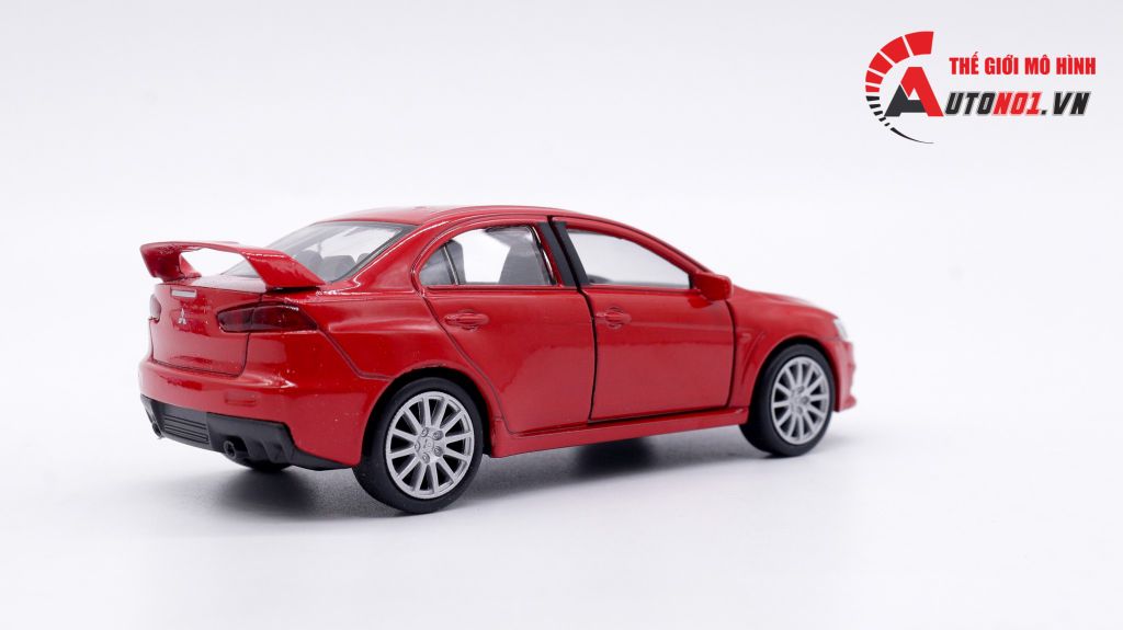 MÔ HÌNH MISUBISHI LANCER EVOLUTION RED 1:36 WELLY 4438