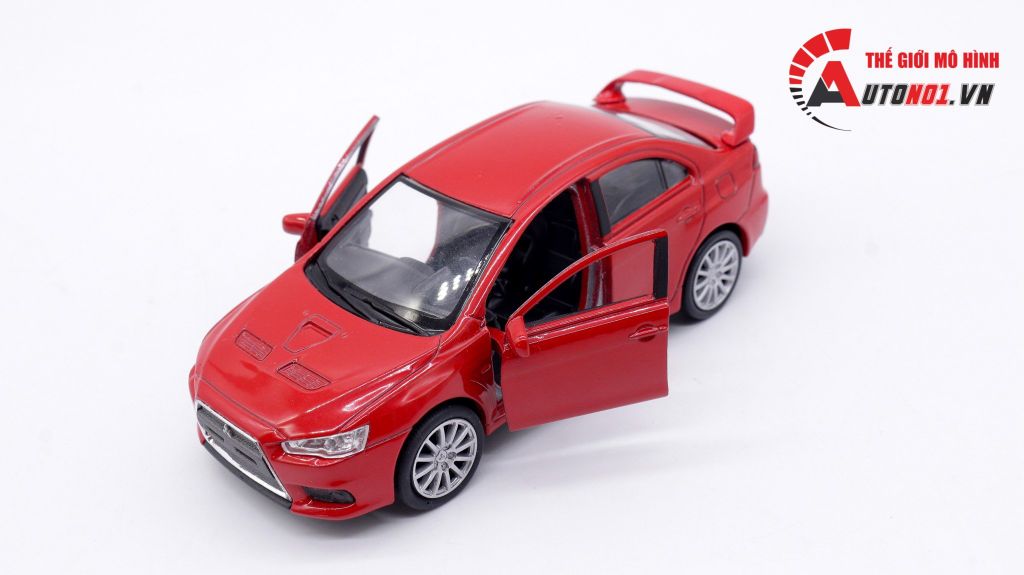 MÔ HÌNH MISUBISHI LANCER EVOLUTION RED 1:36 WELLY 4438