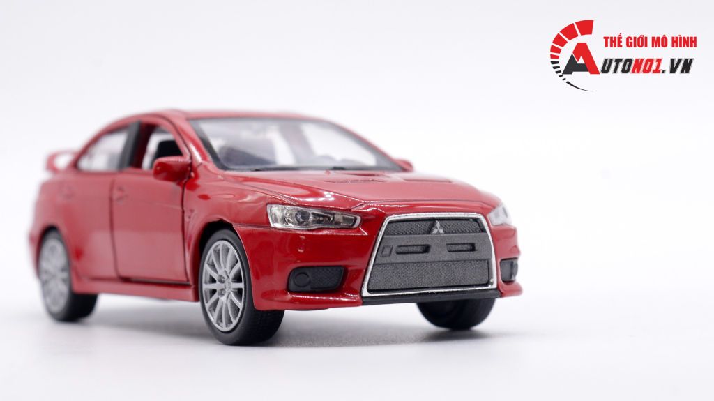 MÔ HÌNH MISUBISHI LANCER EVOLUTION RED 1:36 WELLY 4438