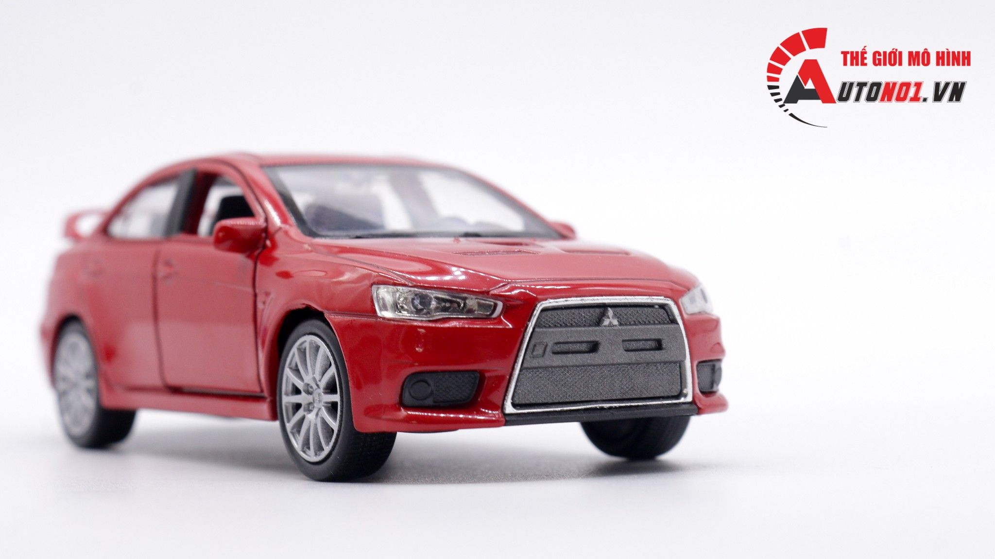  Mô hình Mitsubishi Lancer Evolution Red 1:36 Welly 4438 