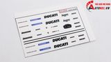  Decal nước độ Ducati V4S Corse tỉ lệ 1:12 DC600A 