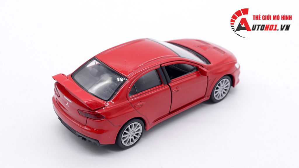 MÔ HÌNH MISUBISHI LANCER EVOLUTION RED 1:36 WELLY 4438