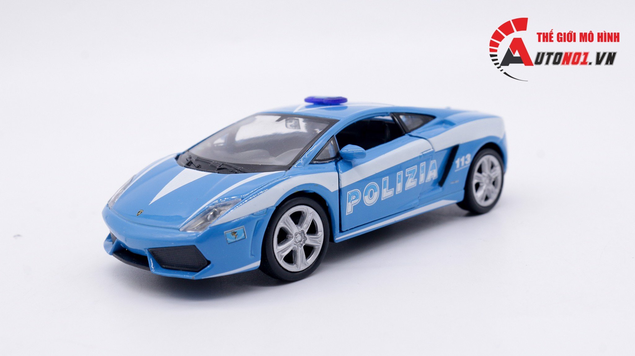 MÔ HÌNH XE LAMBORGHINI GALLARDO LP560-4 POLICE 1:36 WELLY 4811