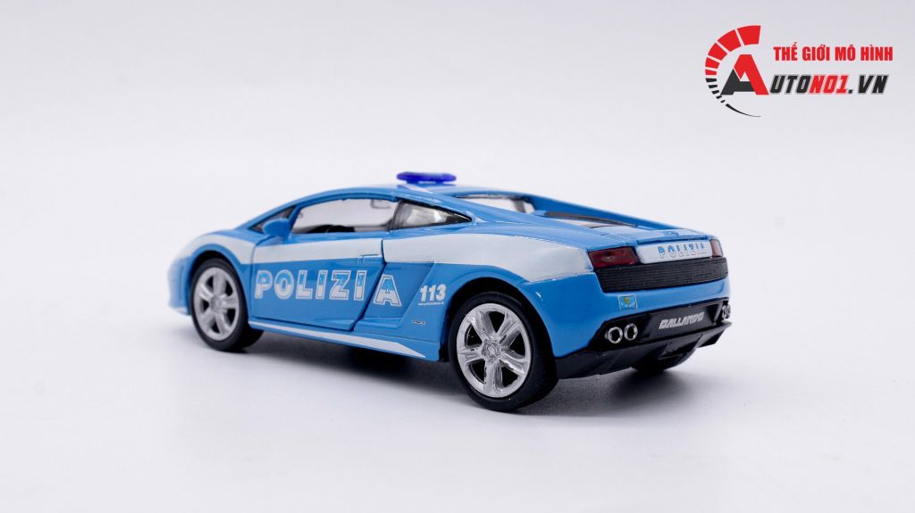 MÔ HÌNH XE LAMBORGHINI GALLARDO LP560-4 POLICE 1:36 WELLY 4811