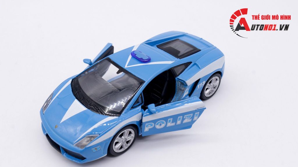 MÔ HÌNH XE LAMBORGHINI GALLARDO LP560-4 POLICE 1:36 WELLY 4811