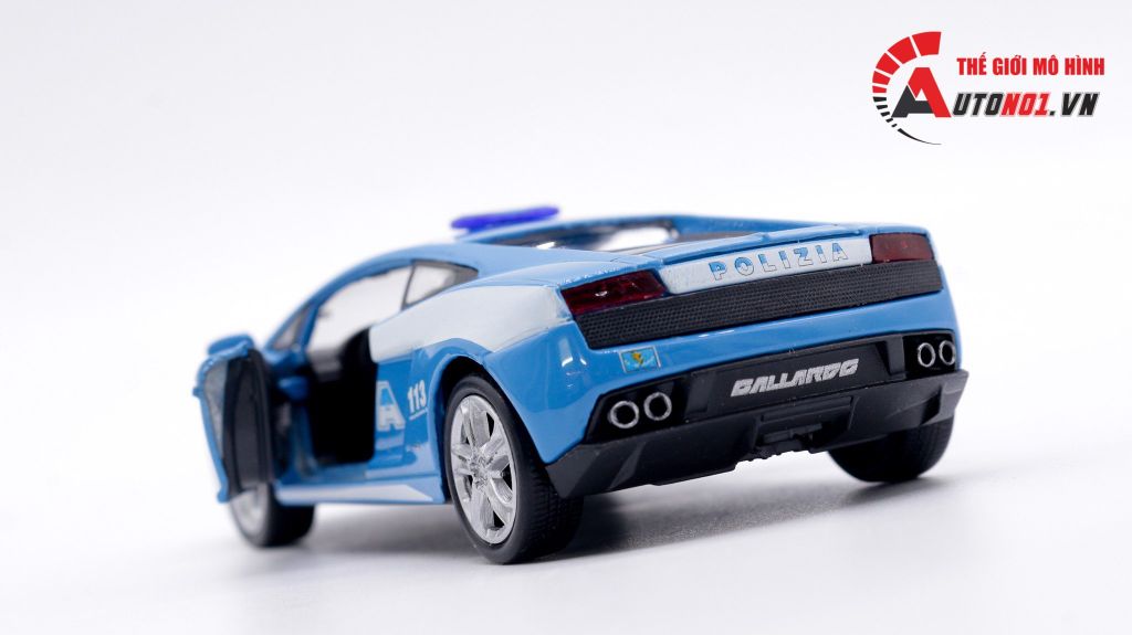 MÔ HÌNH XE LAMBORGHINI GALLARDO LP560-4 POLICE 1:36 WELLY 4811