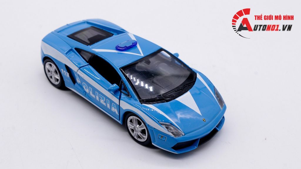 MÔ HÌNH XE LAMBORGHINI GALLARDO LP560-4 POLICE 1:36 WELLY 4811