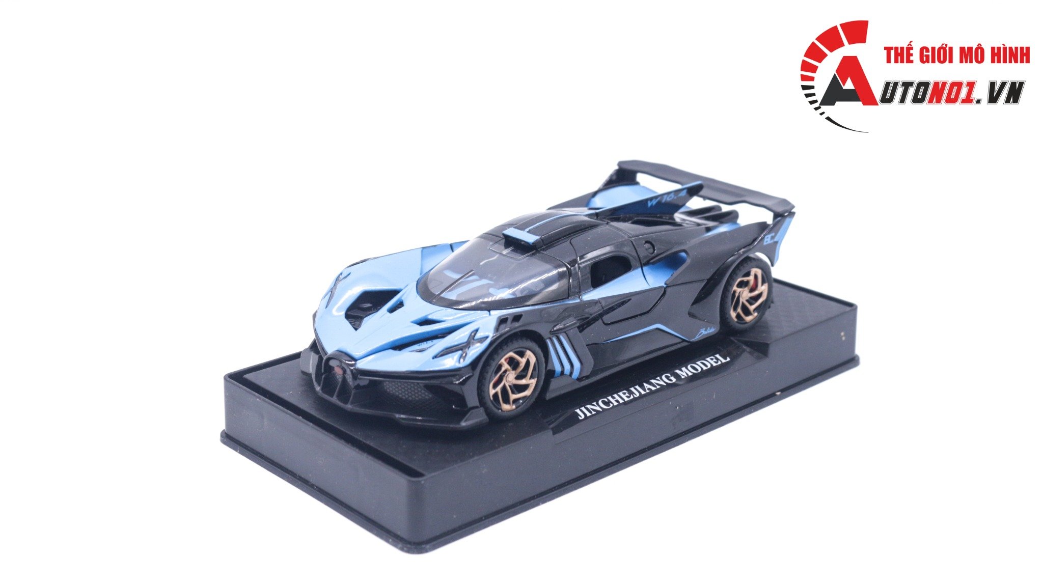  Mô hình xe Bugatti Bolide full open đèn nhạc 1:32 Alloy Model OT125 