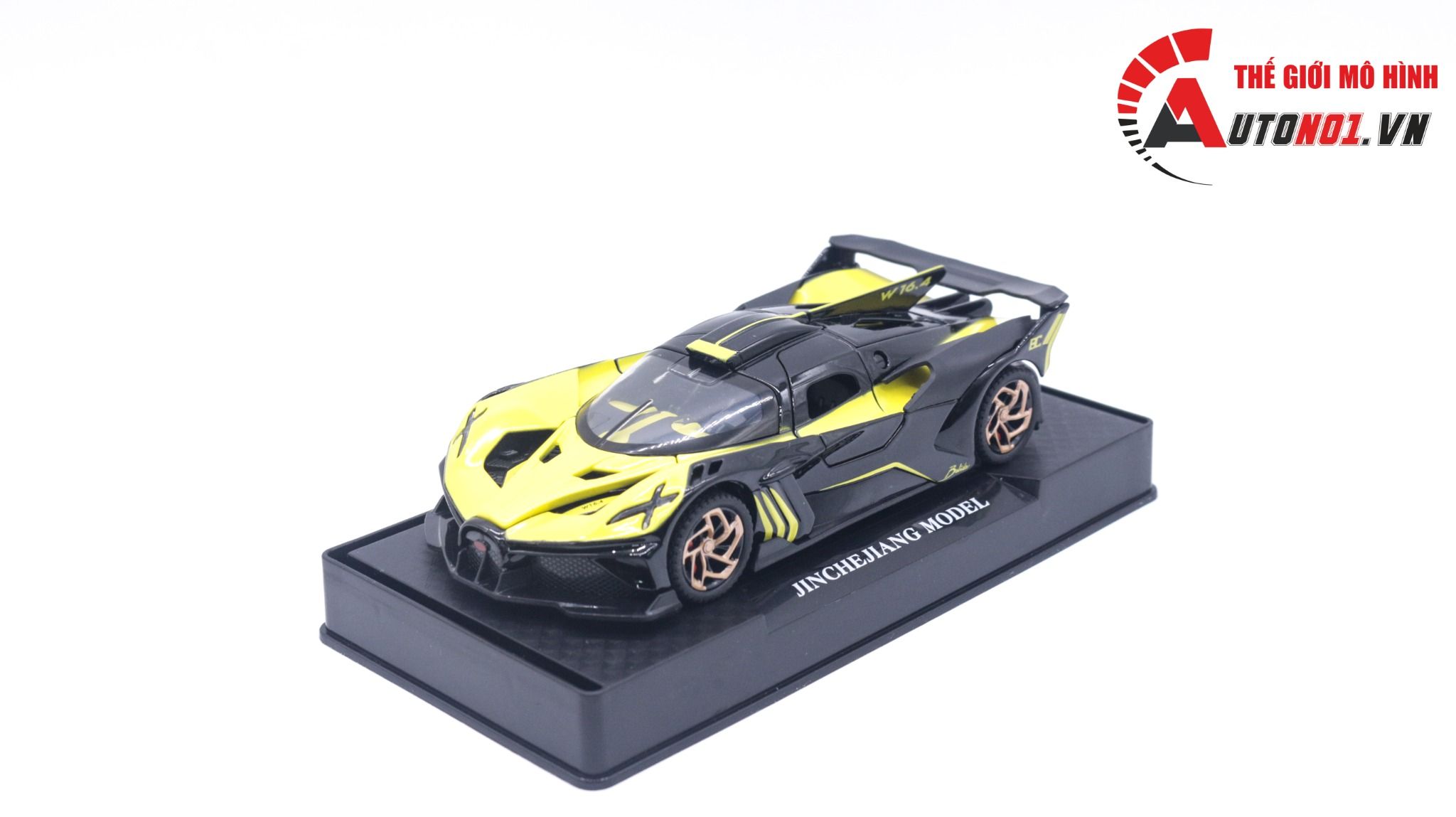  Mô hình xe Bugatti Bolide full open đèn nhạc 1:32 Alloy Model OT125 