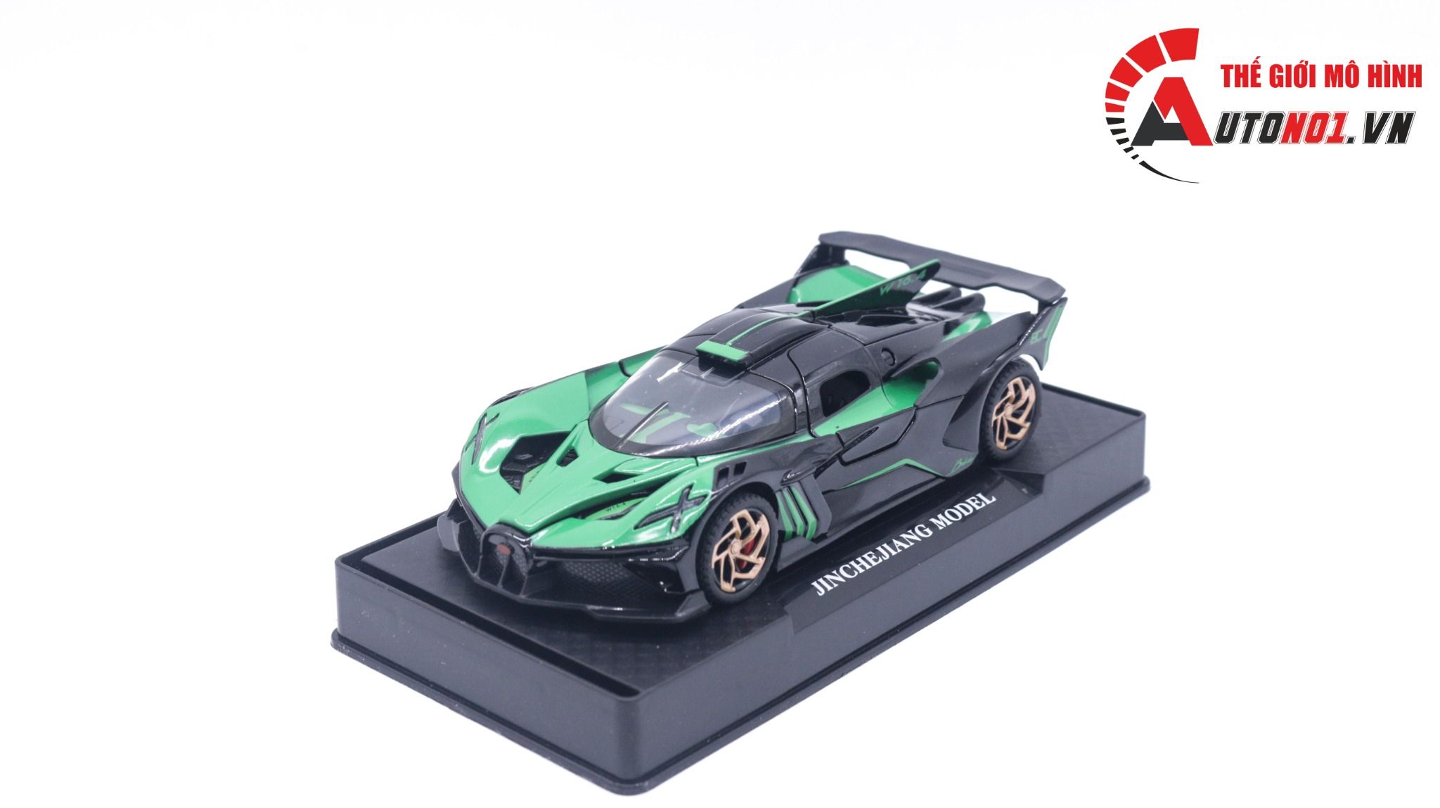  Mô hình xe Bugatti Bolide full open đèn nhạc 1:32 Alloy Model OT125 