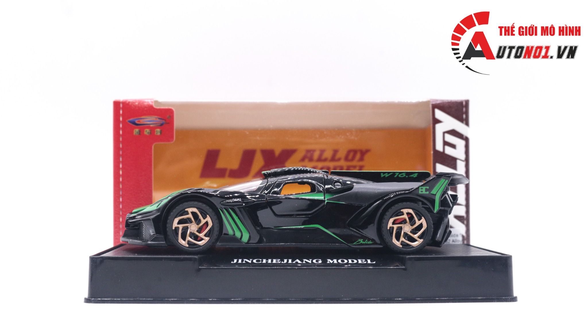  Mô hình xe Bugatti Bolide full open đèn nhạc 1:32 Alloy Model OT125 