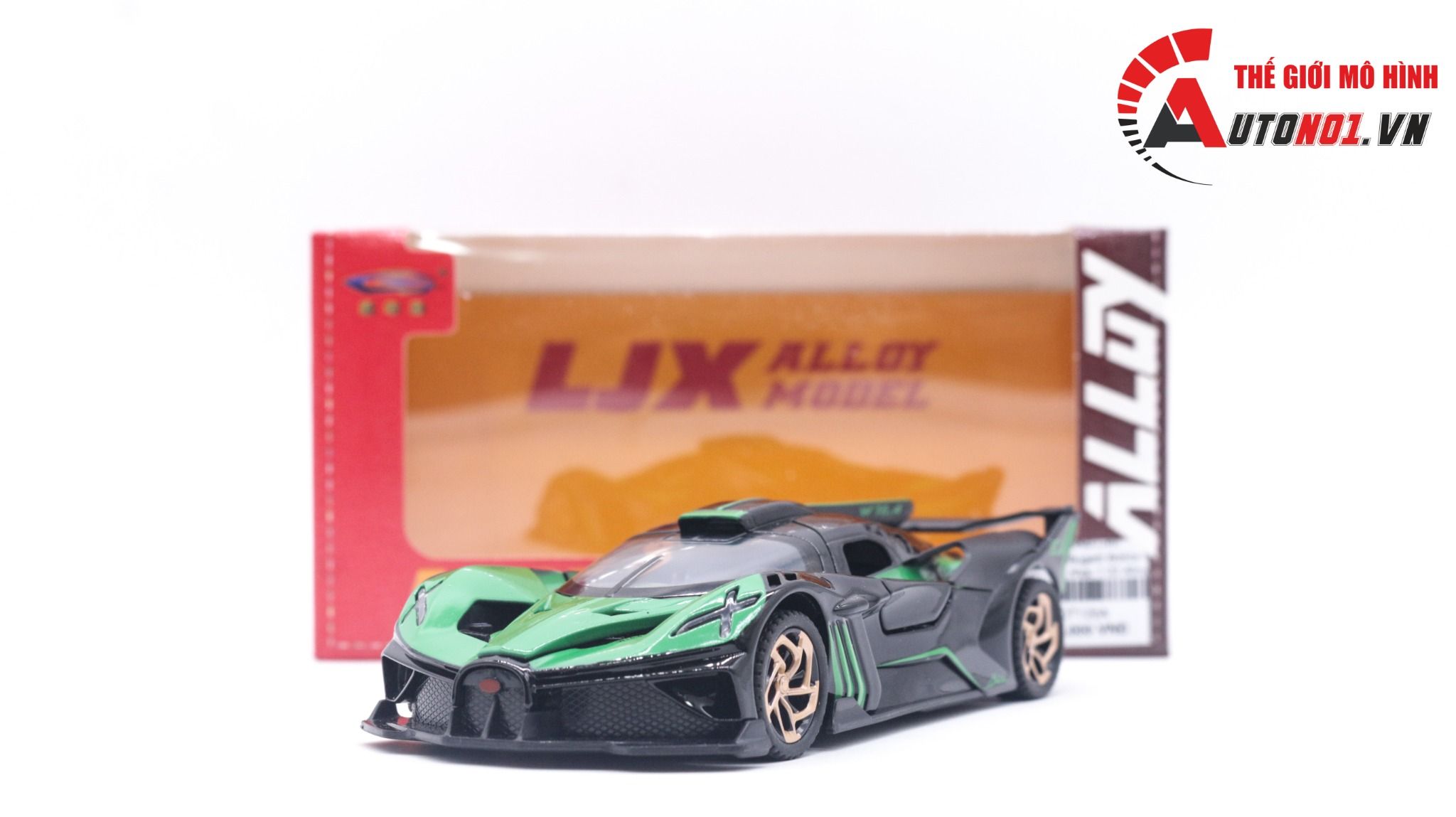  Mô hình xe Bugatti Bolide full open đèn nhạc 1:32 Alloy Model OT125 