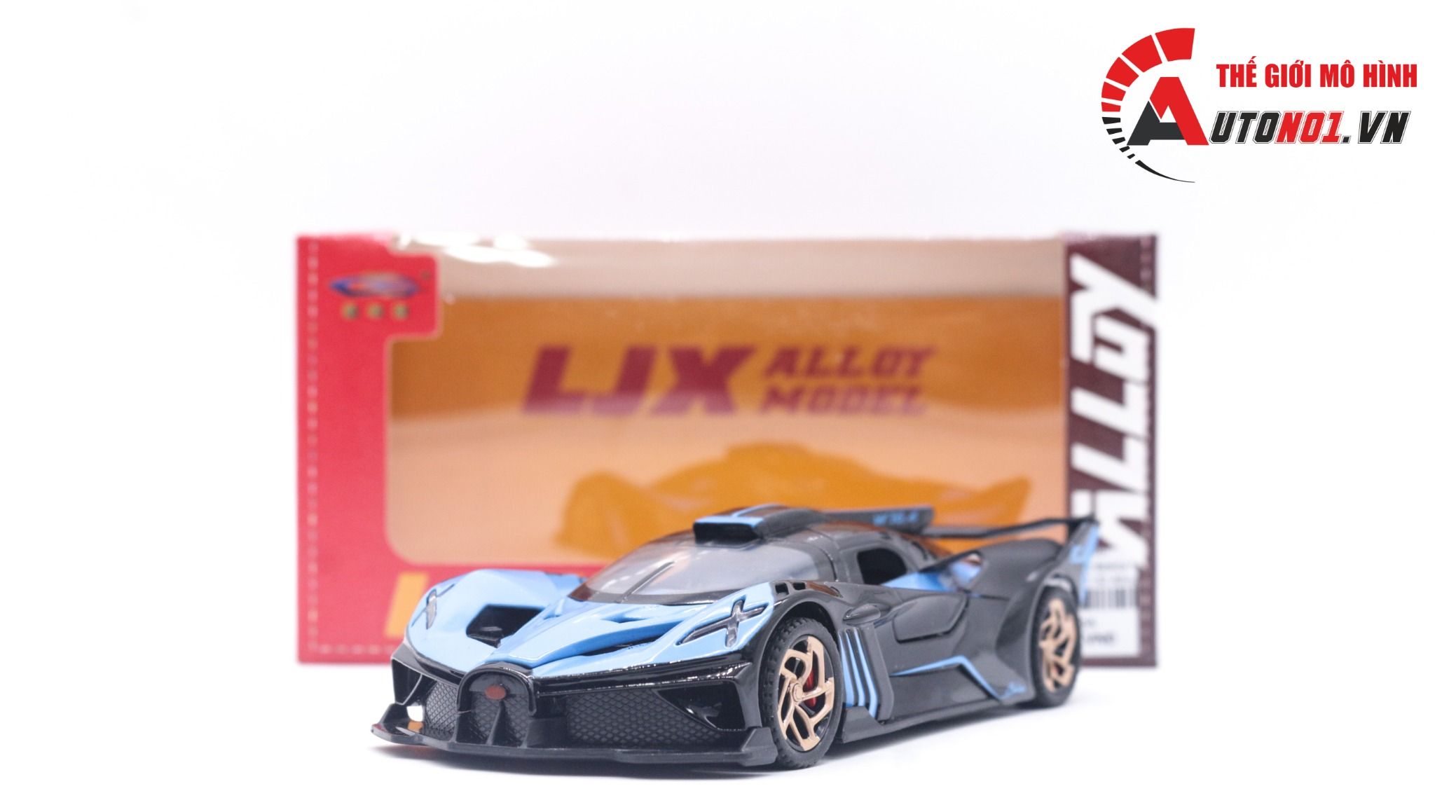  Mô hình xe Bugatti Bolide full open đèn nhạc 1:32 Alloy Model OT125 