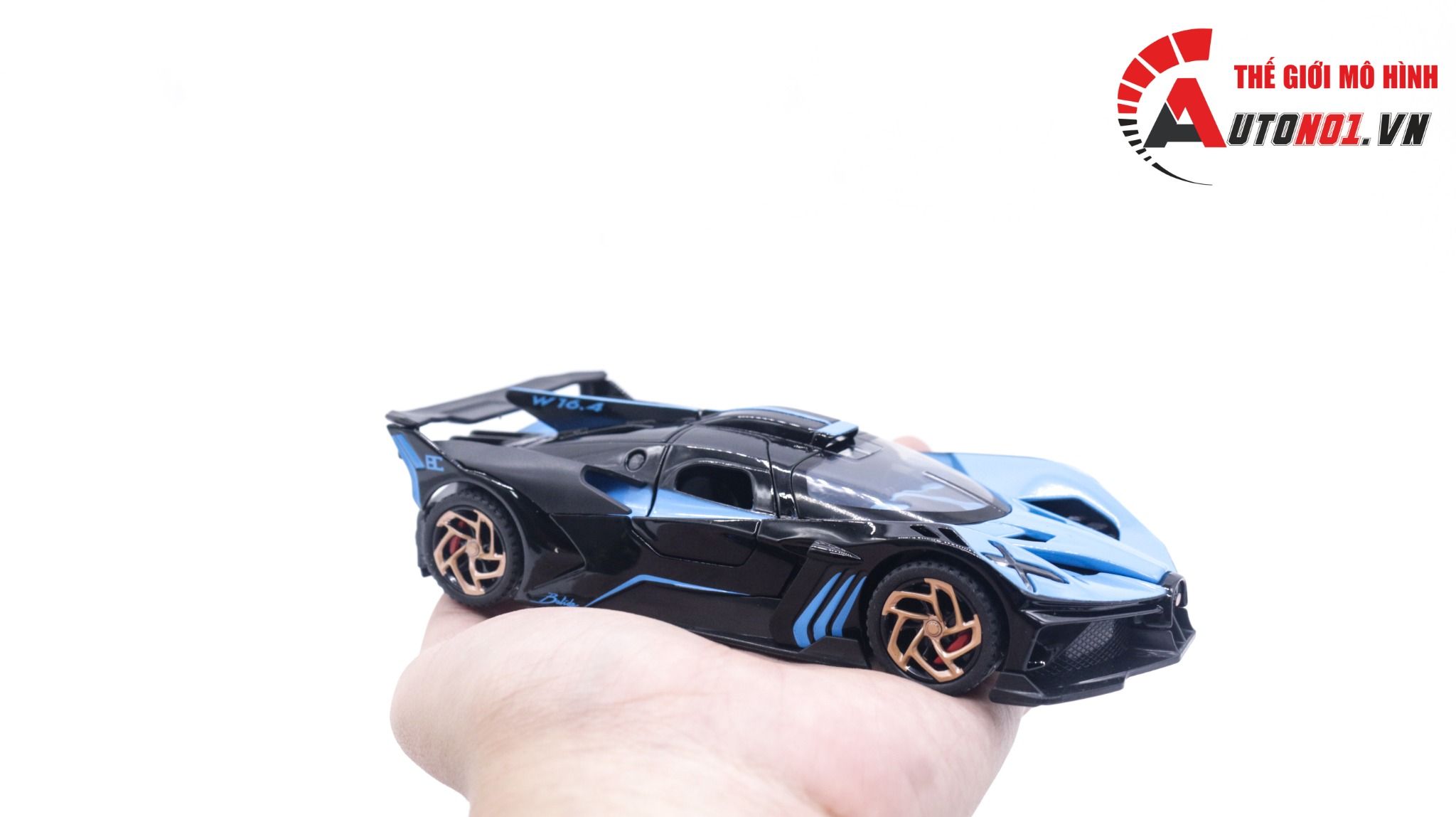  Mô hình xe Bugatti Bolide full open đèn nhạc 1:32 Alloy Model OT125 