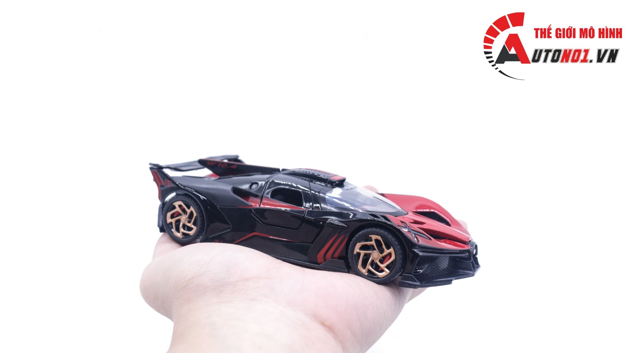  Mô hình xe Bugatti Bolide full open đèn nhạc 1:32 Alloy Model OT125 