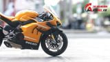  Mô hình xe cao cấp Ducati Superleggera V4 độ nồi khô yellow tỉ lệ 1:12 Tamiya D234C 