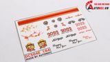  Decal nước Happy New Year 2022 1:64 Autono1 DC504e 