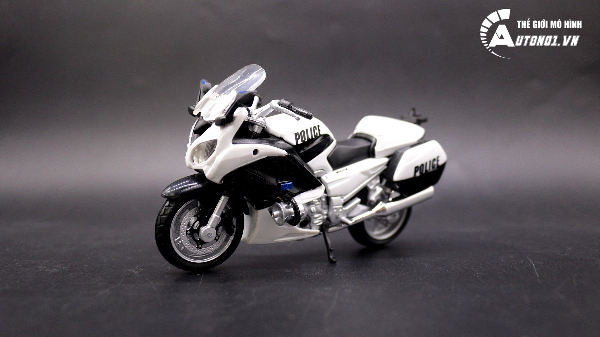  XE MÔ HÌNH MAISTO YAMAHA FJR1300 VERSION POLICE BLACK 1:18 2203 