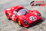  Mô hình xe Ferrari Daytona 330 P4 racing #23 - full kính - mở được 2 cửa tỉ lệ 1:24 Bburago 18-26310 OT24058 