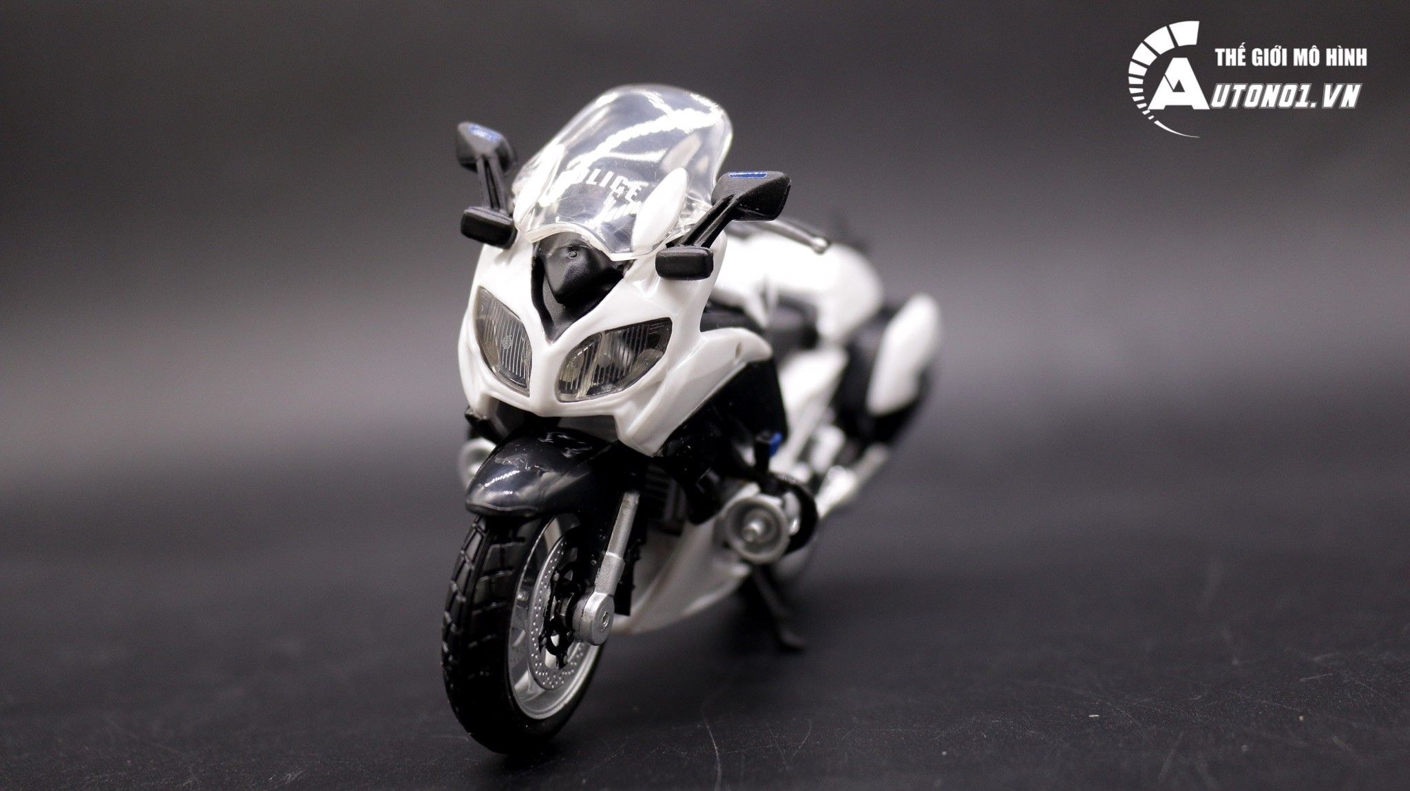  XE MÔ HÌNH MAISTO YAMAHA FJR1300 VERSION POLICE BLACK 1:18 2203 