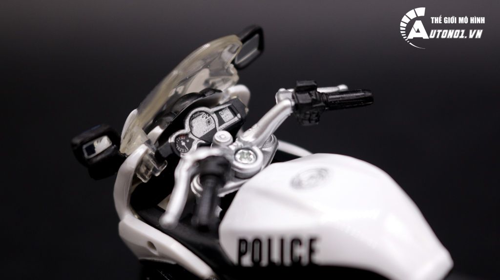 XE MÔ HÌNH MAISTO YAMAHA FJR1300 VERSION POLICE BLACK 1:18