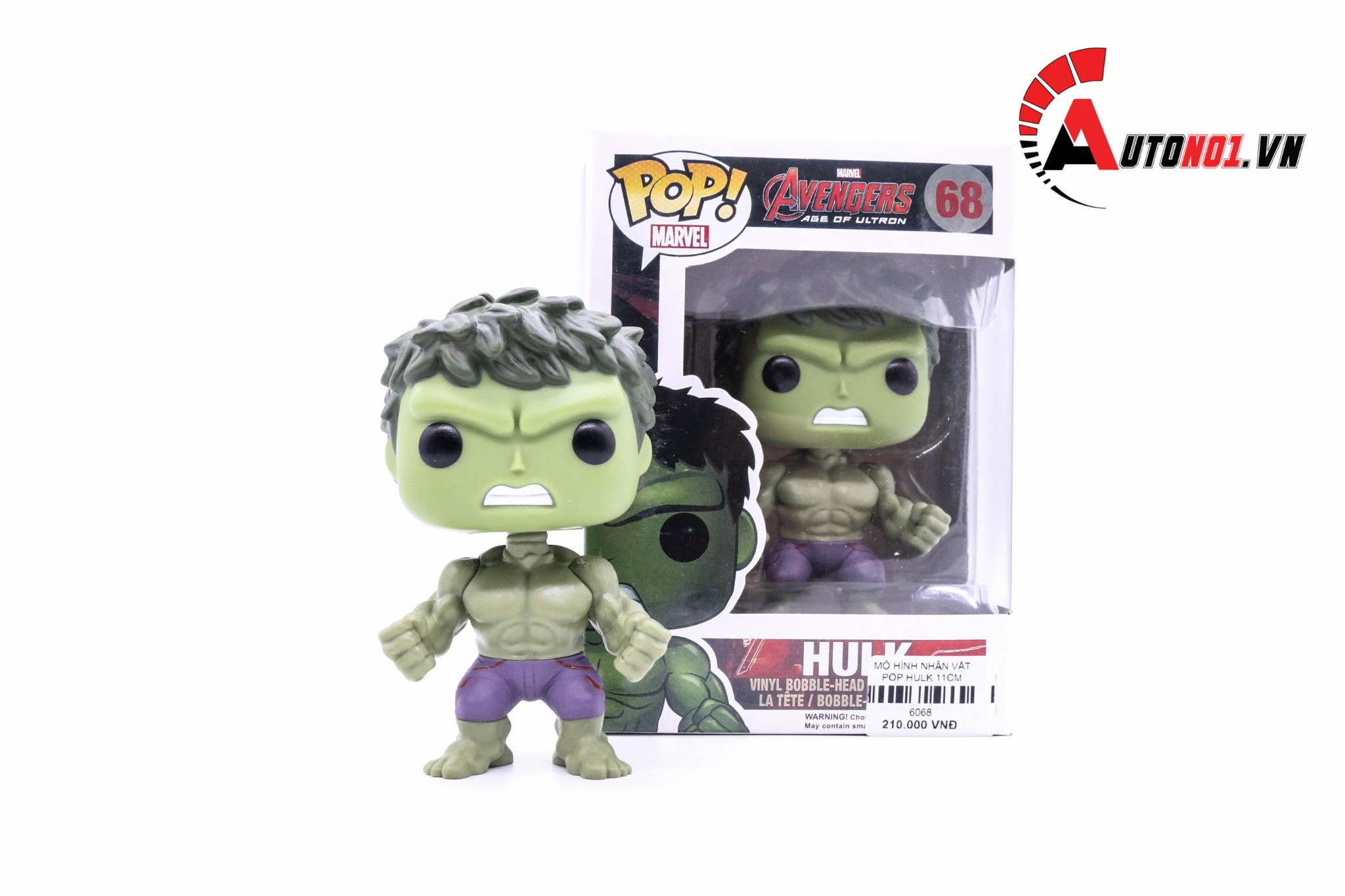 MÔ HÌNH NHÂN VẬT POP HULK 11CM 6068