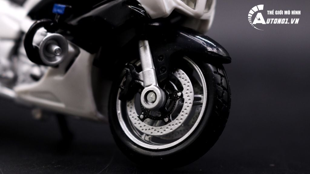 XE MÔ HÌNH MAISTO YAMAHA FJR1300 VERSION POLICE BLACK 1:18