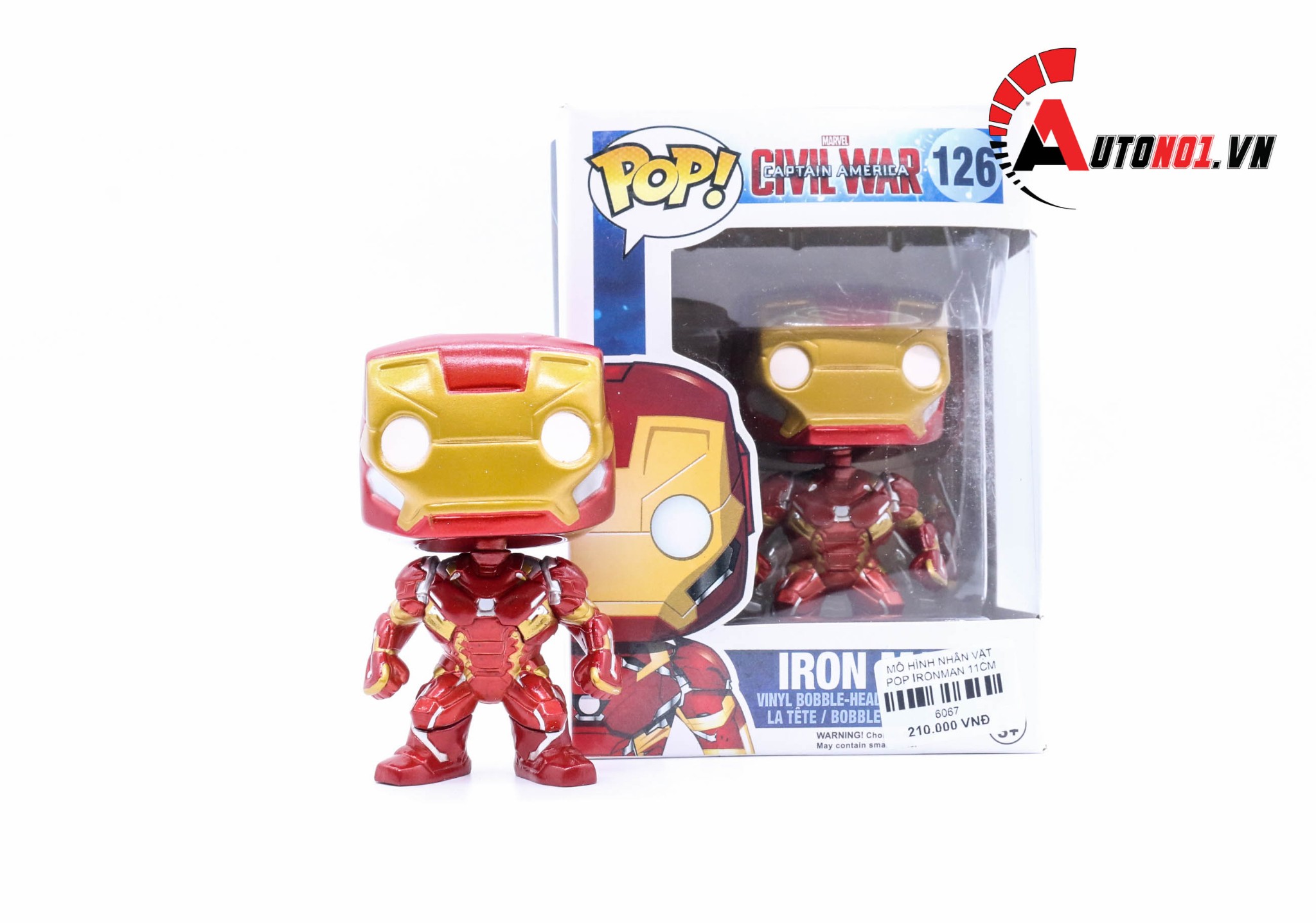 MÔ HÌNH NHÂN VẬT POP IRONMAN 11CM 6067