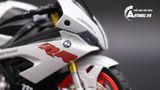  Mô hình xe độ Bmw S1000 2020 White Mâm - Pô 1:12 Autono1 Alloy D160B 