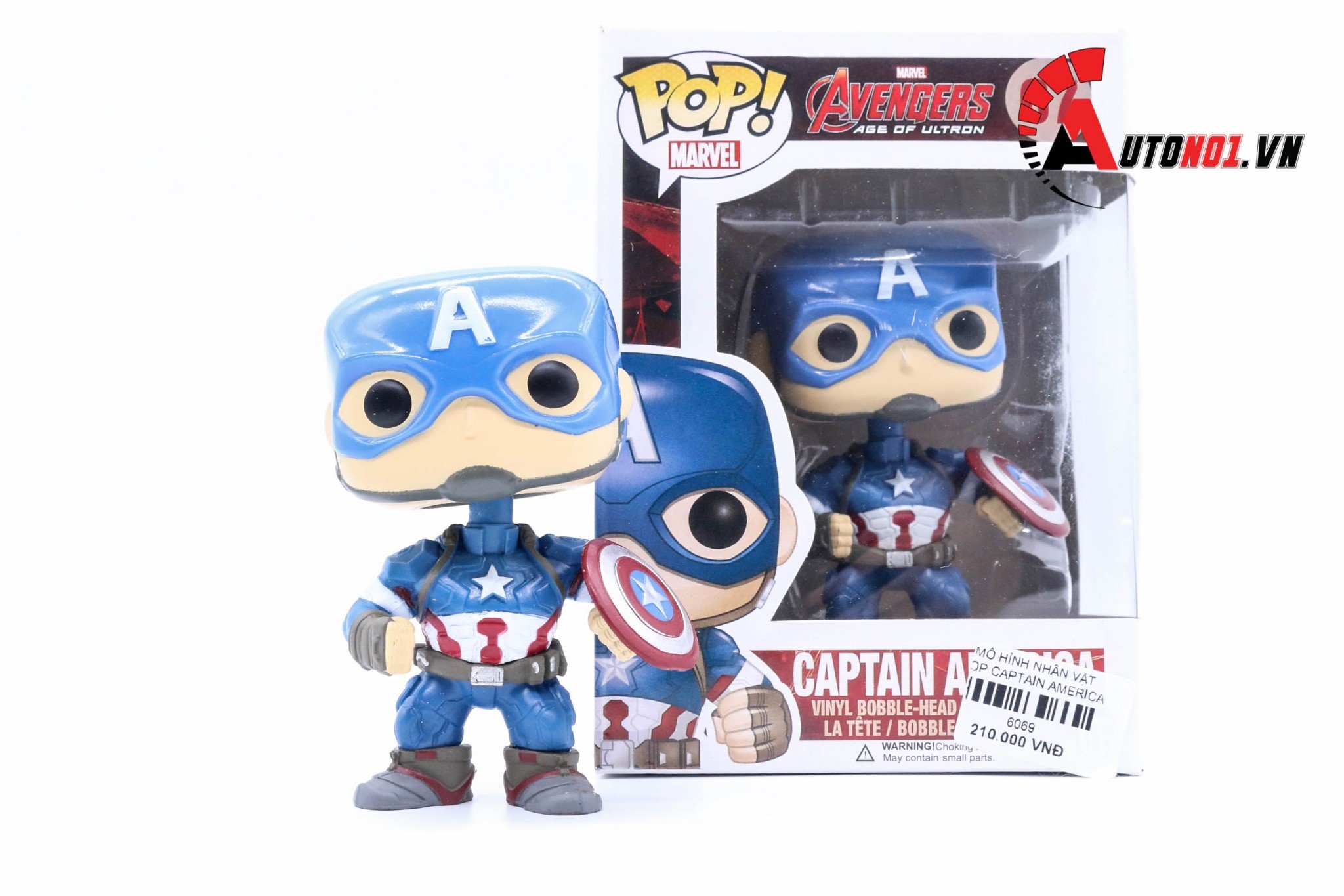 MÔ HÌNH NHÂN VẬT POP CAPTAIN AMERICA 11CM 6069