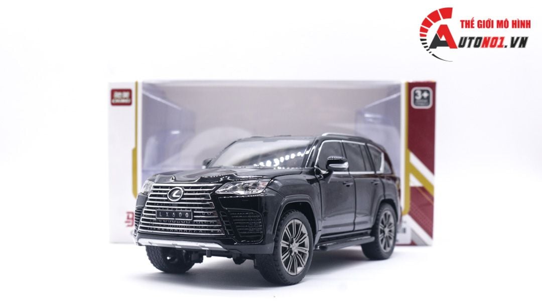  Mô hình xe Lexus LX600 full kính full open tỉ lệ 1:24 Chimei model OT126 