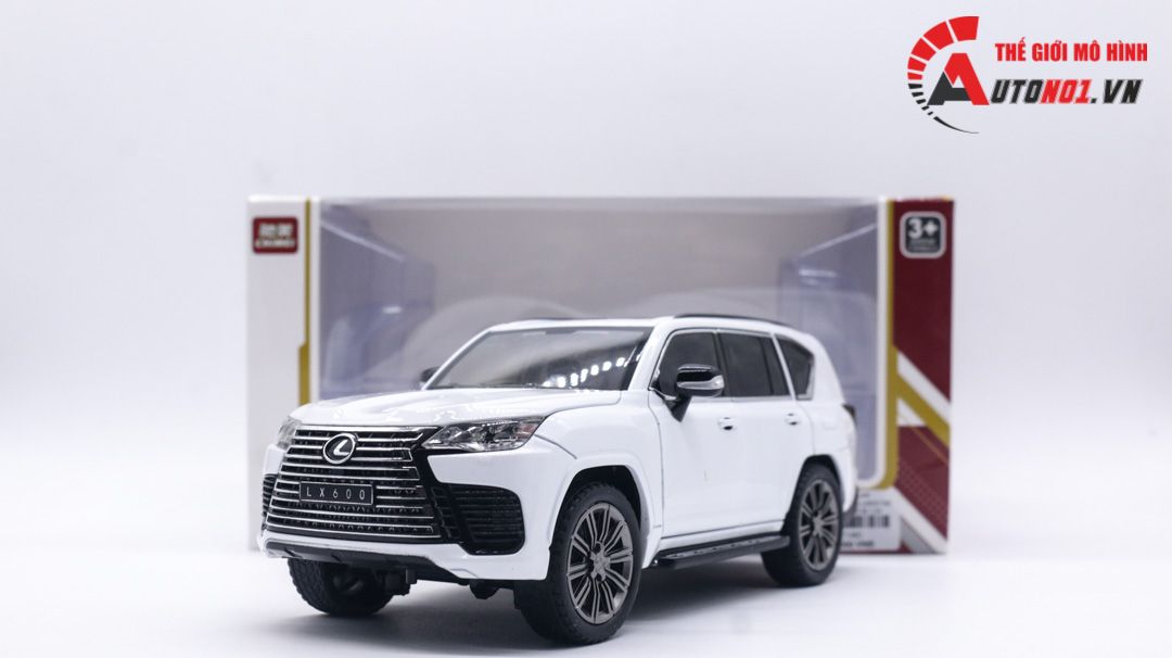  Mô hình xe Lexus LX600 full kính full open tỉ lệ 1:24 Chimei model OT126 