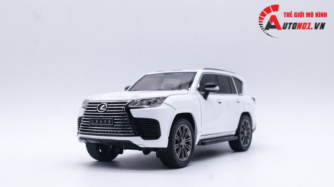  Mô hình xe Lexus LX600 full kính full open tỉ lệ 1:24 Chimei model OT126 