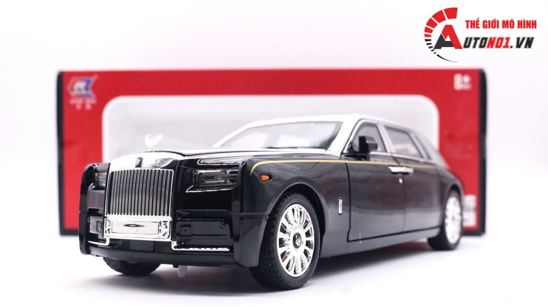  Mô hình xe siêu sang Rolls Royce Phantom trần sao 1:18 Chezhi OT121 