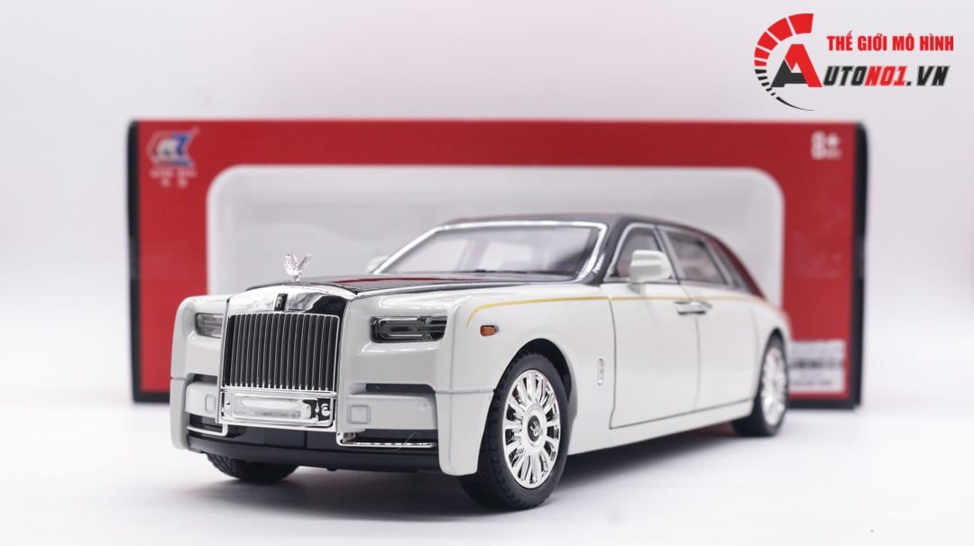  Mô hình xe siêu sang Rolls Royce Phantom trần sao 1:18 Chezhi OT121 