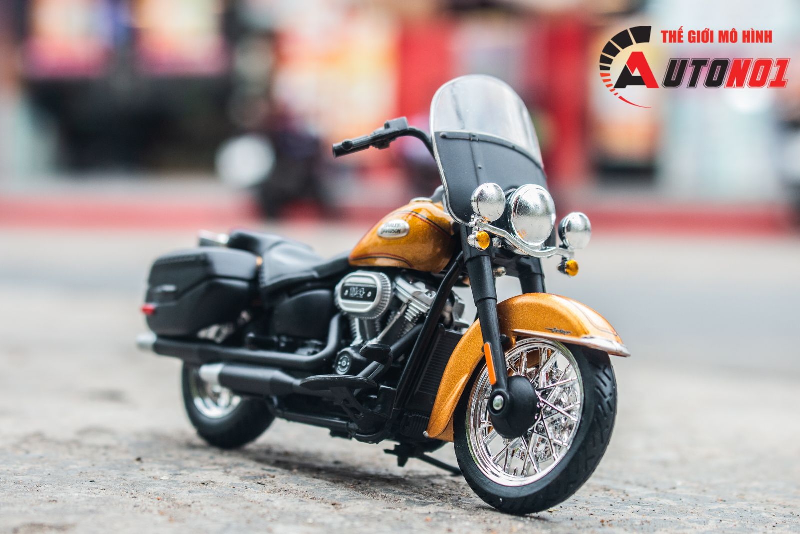  Mô hình xe mô tô Harley Davidson Heritage Classic 2023 1:18 Maisto 39360 MT18004 