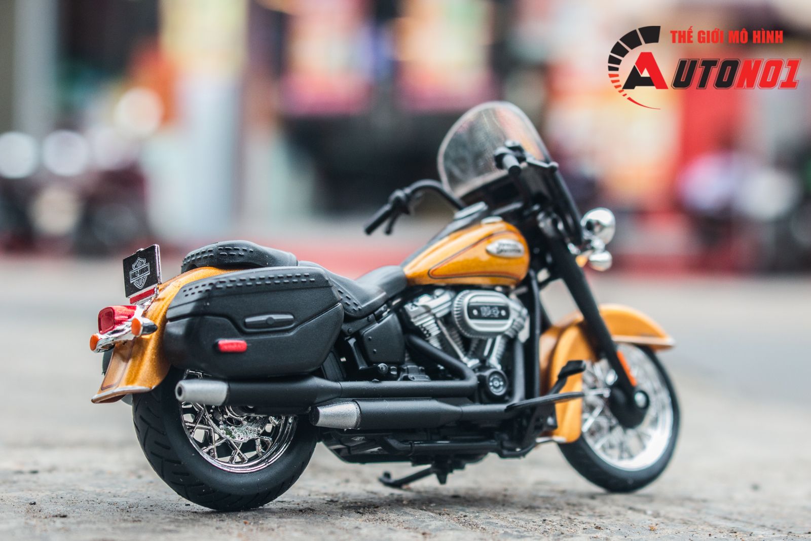  Mô hình xe mô tô Harley Davidson Heritage Classic 2023 1:18 Maisto 39360 MT18004 