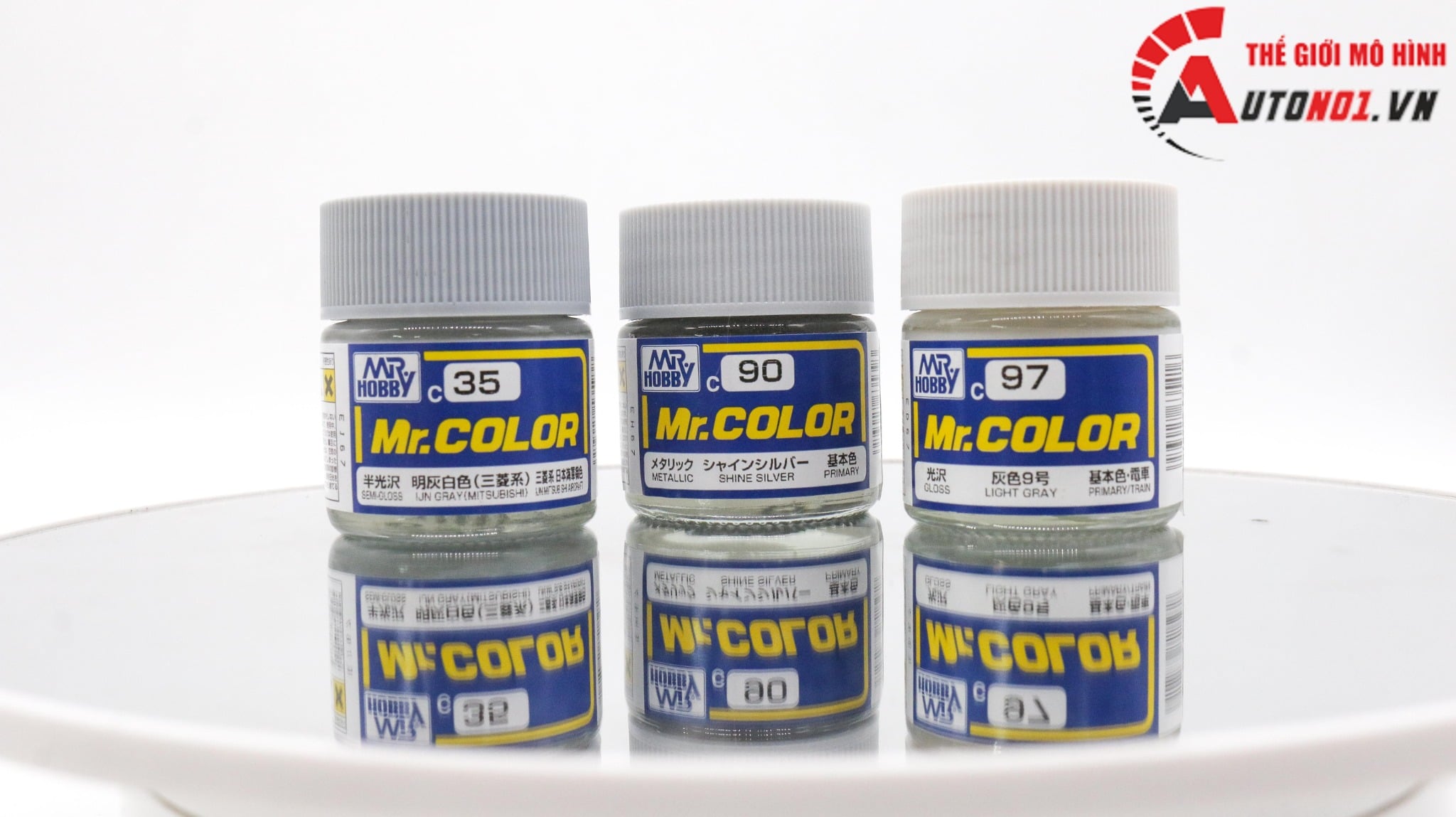  Lacquer c35 ijn gray sơn mô hình màu xám mitsubishi 10ml Mr.Hobby C35 