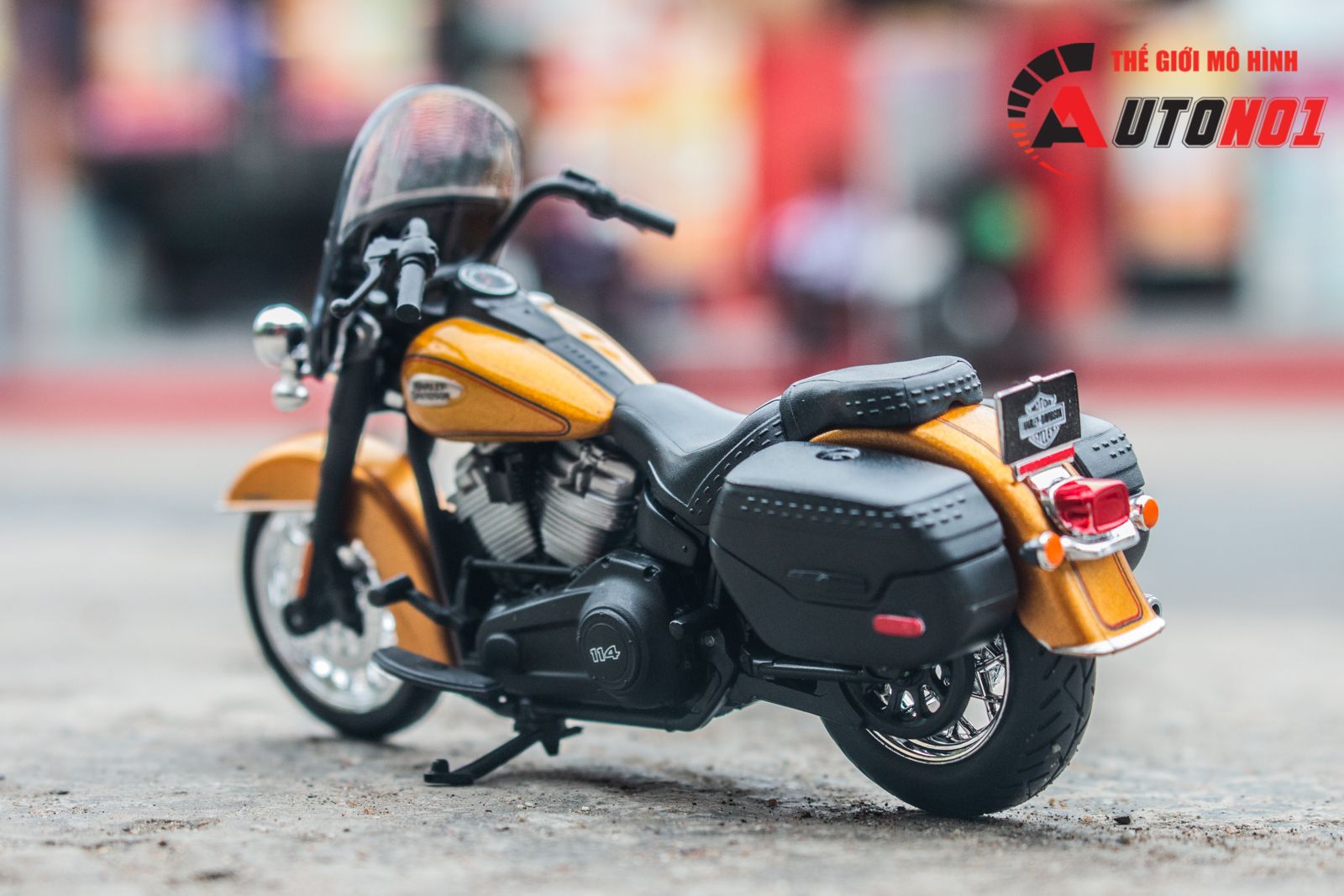  Mô hình xe mô tô Harley Davidson Heritage Classic 2023 1:18 Maisto 39360 MT18004 