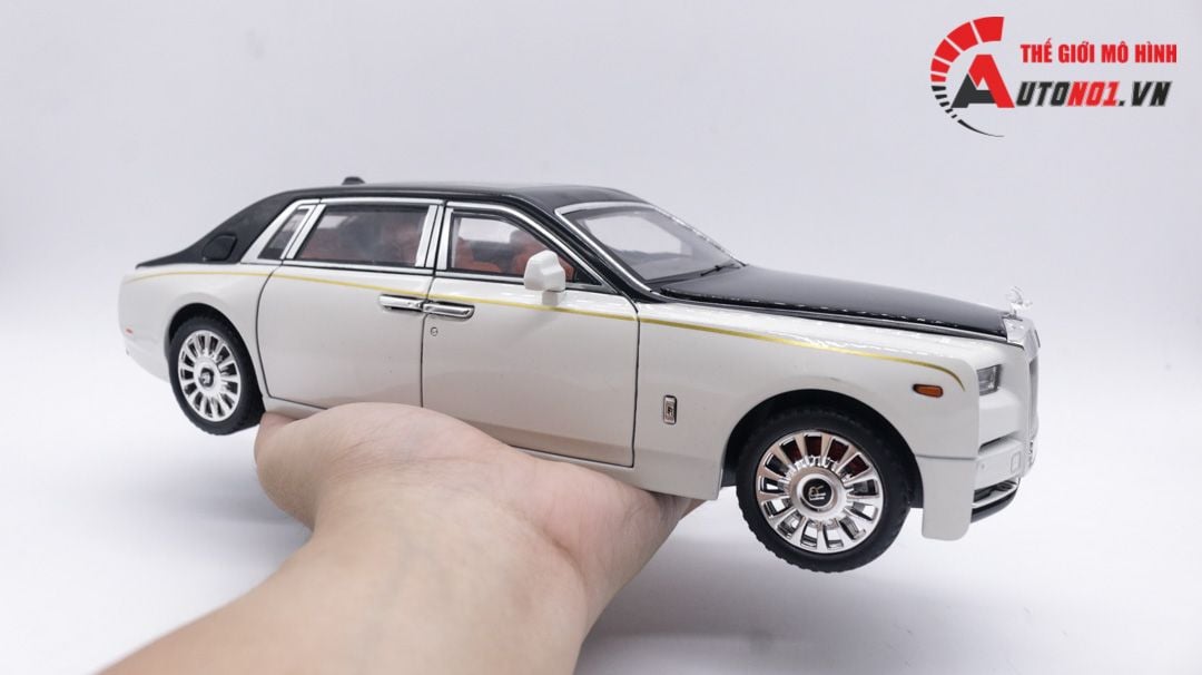  Mô hình xe siêu sang Rolls Royce Phantom trần sao 1:18 Chezhi OT121 