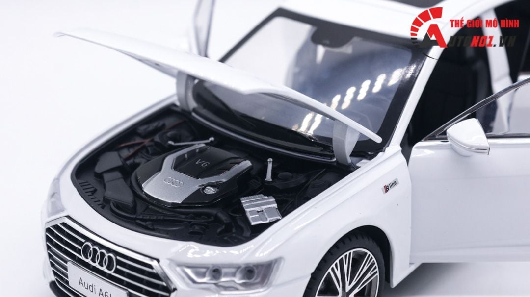  Mô hình xe siêu sang Audi A6L 1:18 Alloy Model OT083 