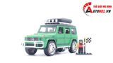  Mô hình xe Mercedes-Benz G-class G63 có hộp camping trên mui, figure, phun khói, đánh lái được full open tỉ lệ 1:24 Alloy Models 8108 