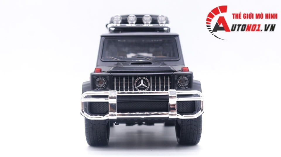  Mô hình xe Mercedes-Benz G-class G63 có hộp camping trên mui, figure, phun khói, đánh lái được full open tỉ lệ 1:24 Alloy Models 8108 