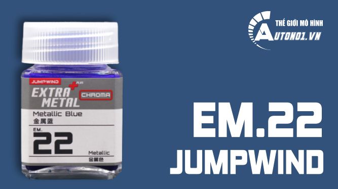  Lacquer em.22 metallic blue sơn mô hình màu xanh trong suốt 18ml Jumpwind EM22 