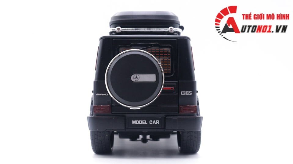  Mô hình xe Mercedes-Benz G-class G63 có hộp camping trên mui, figure, phun khói, đánh lái được full open tỉ lệ 1:24 Alloy Models 8108 