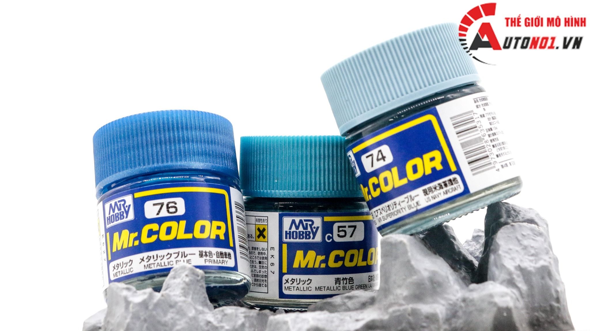  Lacquer c57 metallic blue green sơn mô hình màu xanh ngọc lục bảo 10ml Mr.Hobby C57 